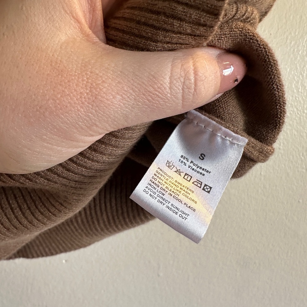 Sangtree Brown Short Sleeve Sweater - Picture 5 of 6